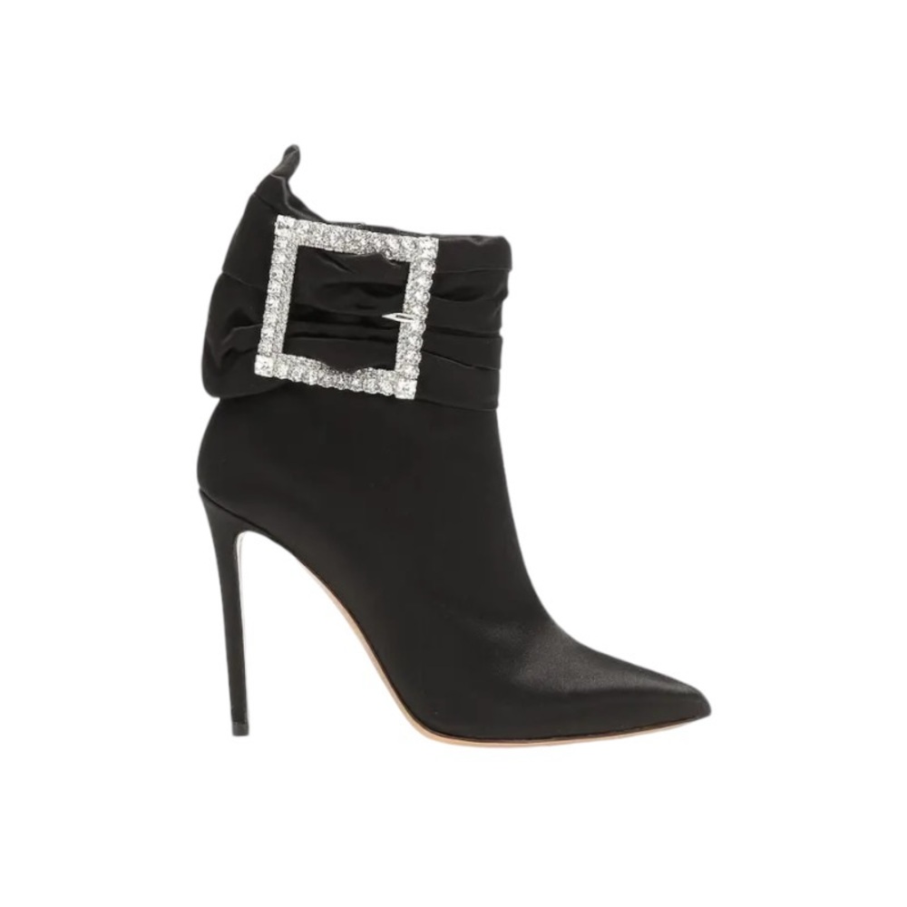US 5 ALEXANDRE VAUTHIER Yasmin Satin Ankle Boots NWT